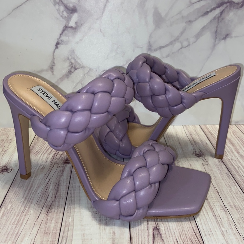 steve madden kenley heel lavender sz 9